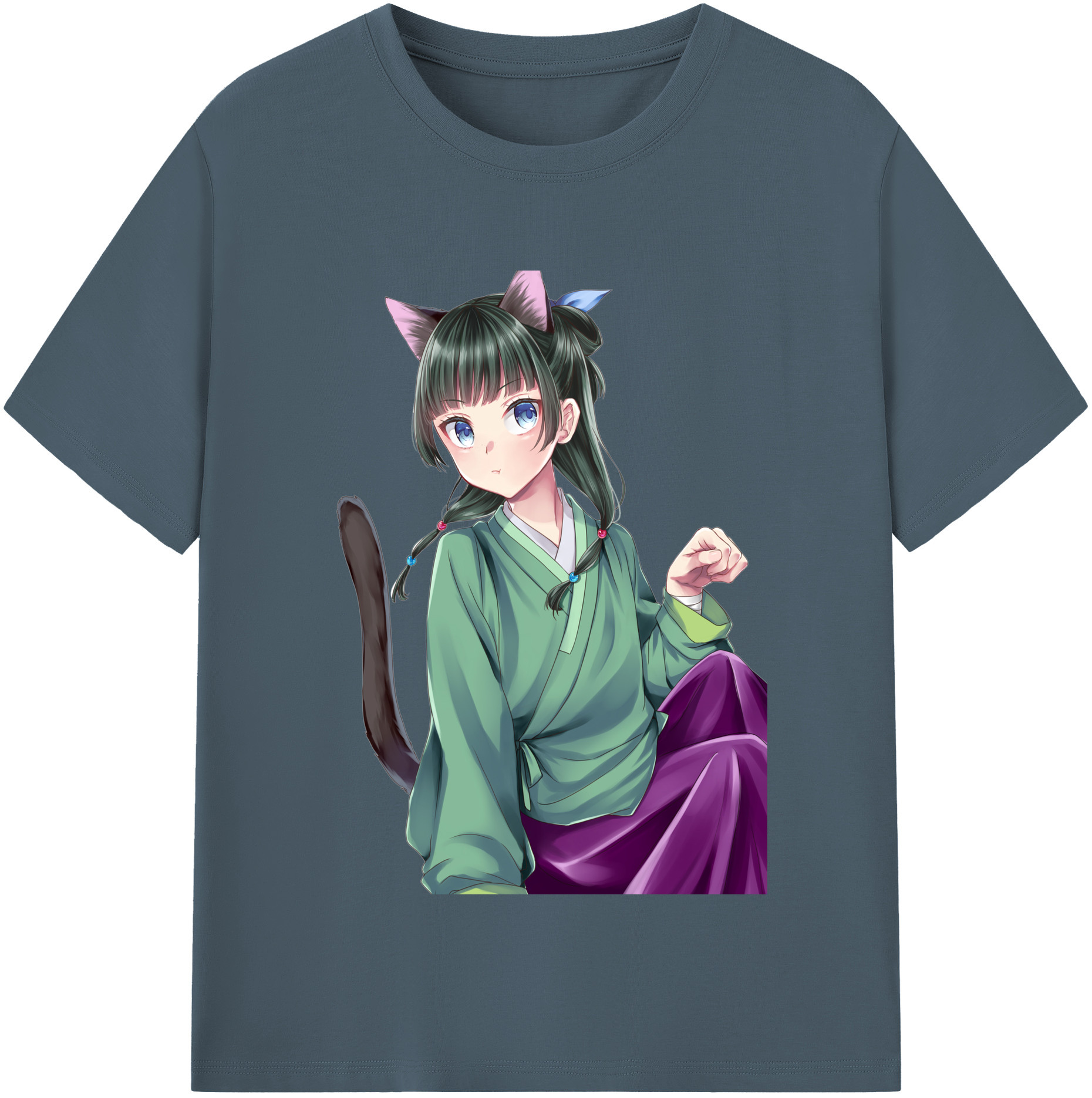 （画像用） 薬屋のひとりごと The Apothecary Diaries 綿100％半袖Tシャツ（フロントプリント）